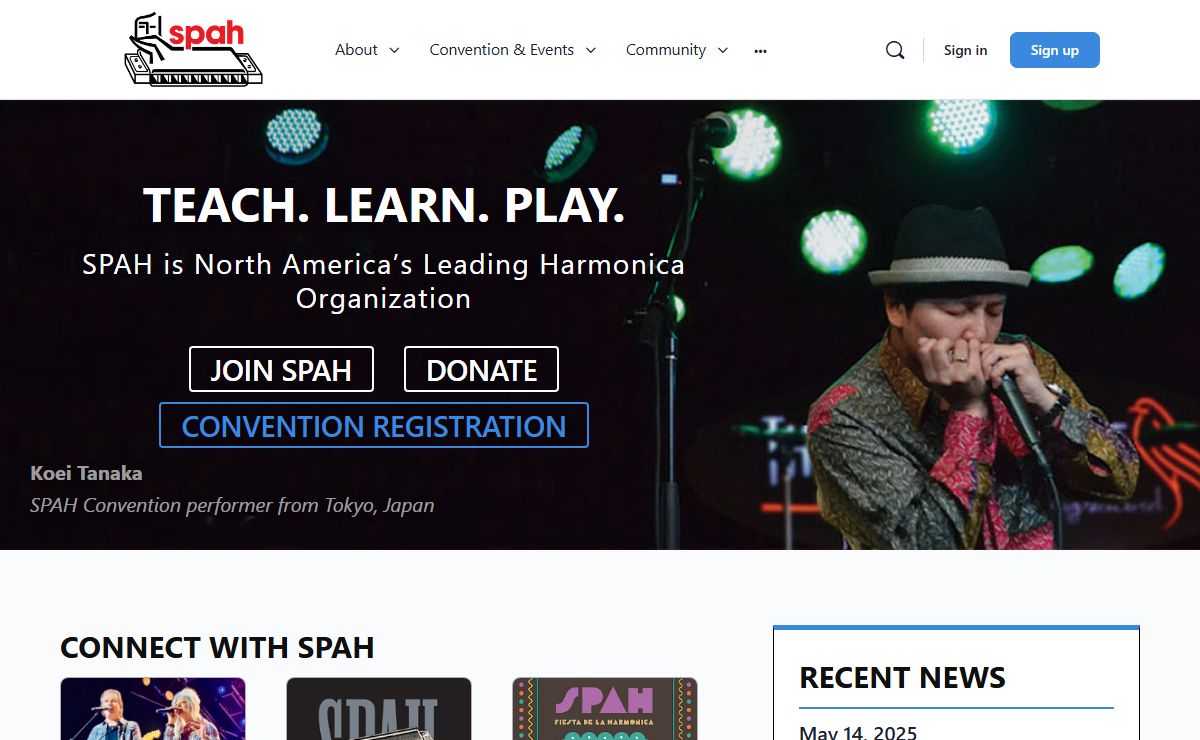 SPAH – Society for the Preservation and Advancement of the Harmonica
