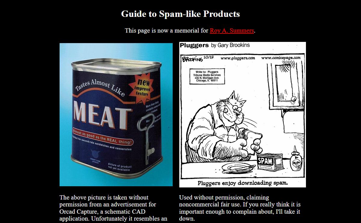 Guide to Spam-like Products