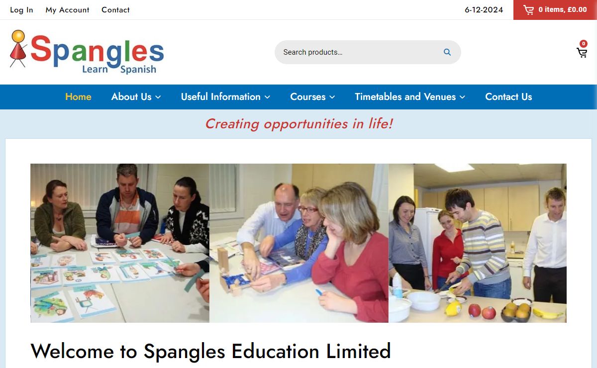 Spanish Courses Spanish Lessons in Maidstone - Spangles Education Limited