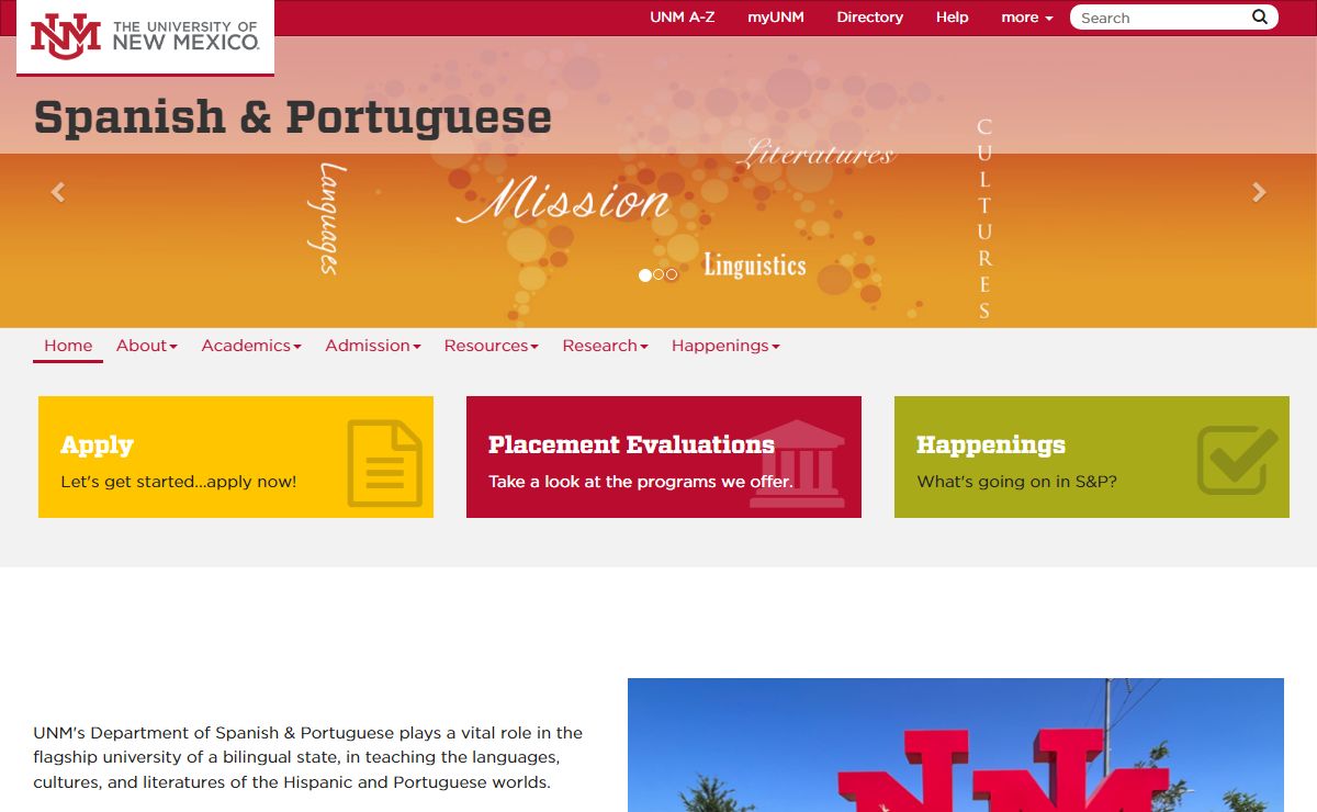 Spanish & Portuguese | The University of New Mexico