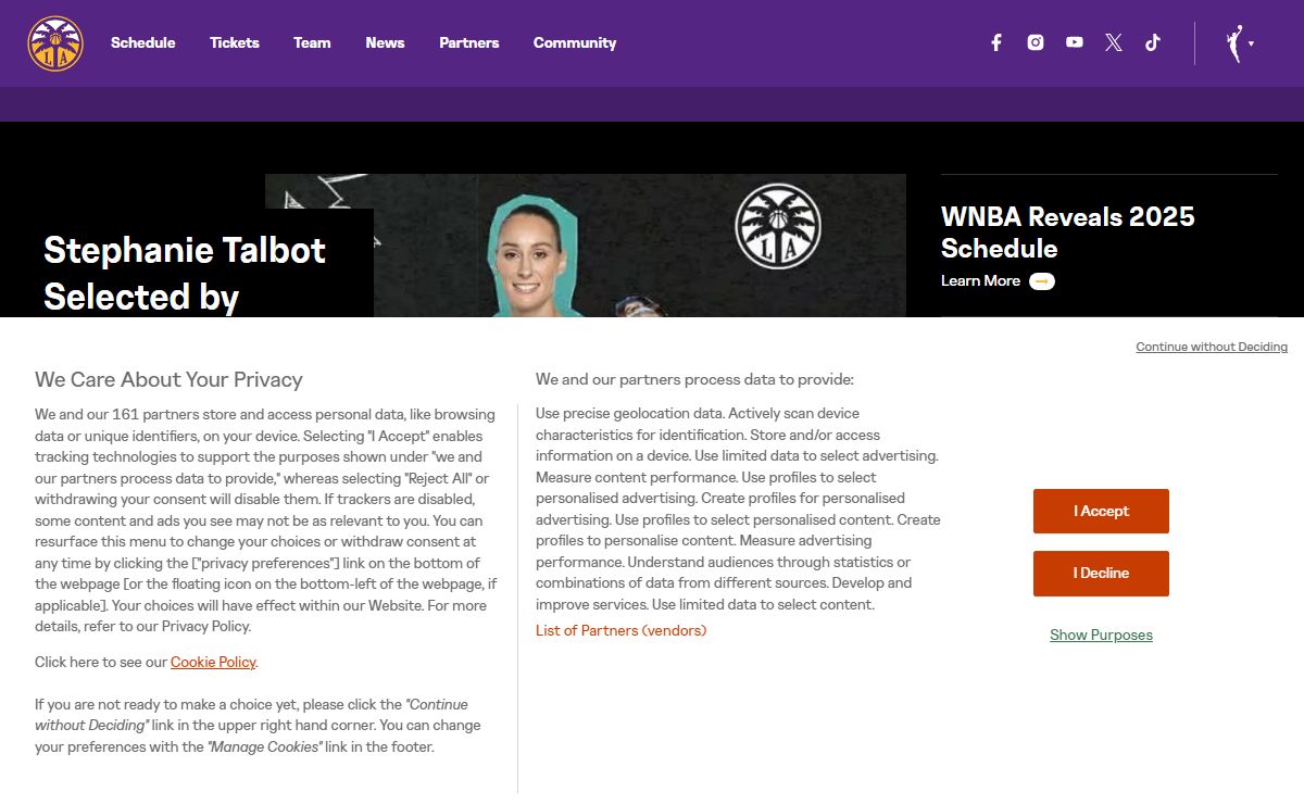The Official Website of the Los Angeles Sparks | WNBA