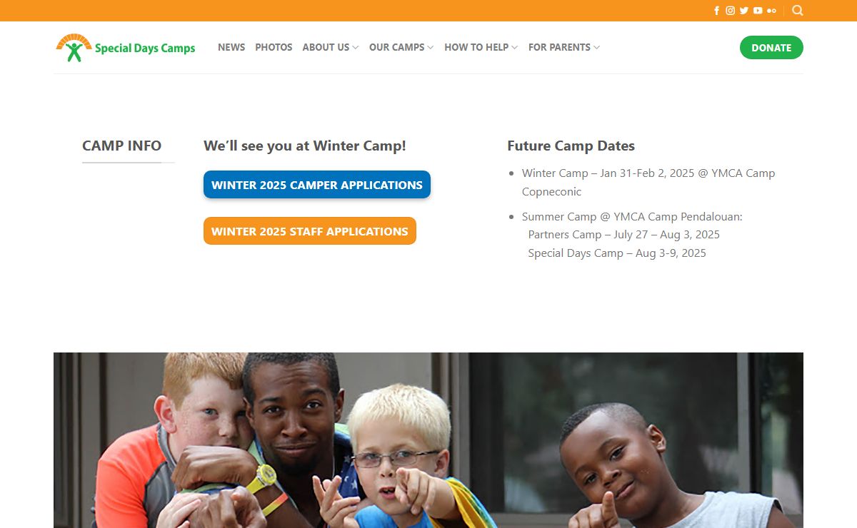 Home - Special Days Camps