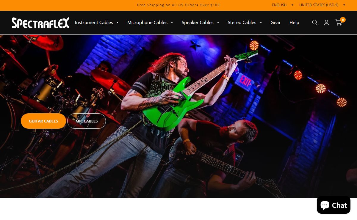 Spectraflex Guitar Cables