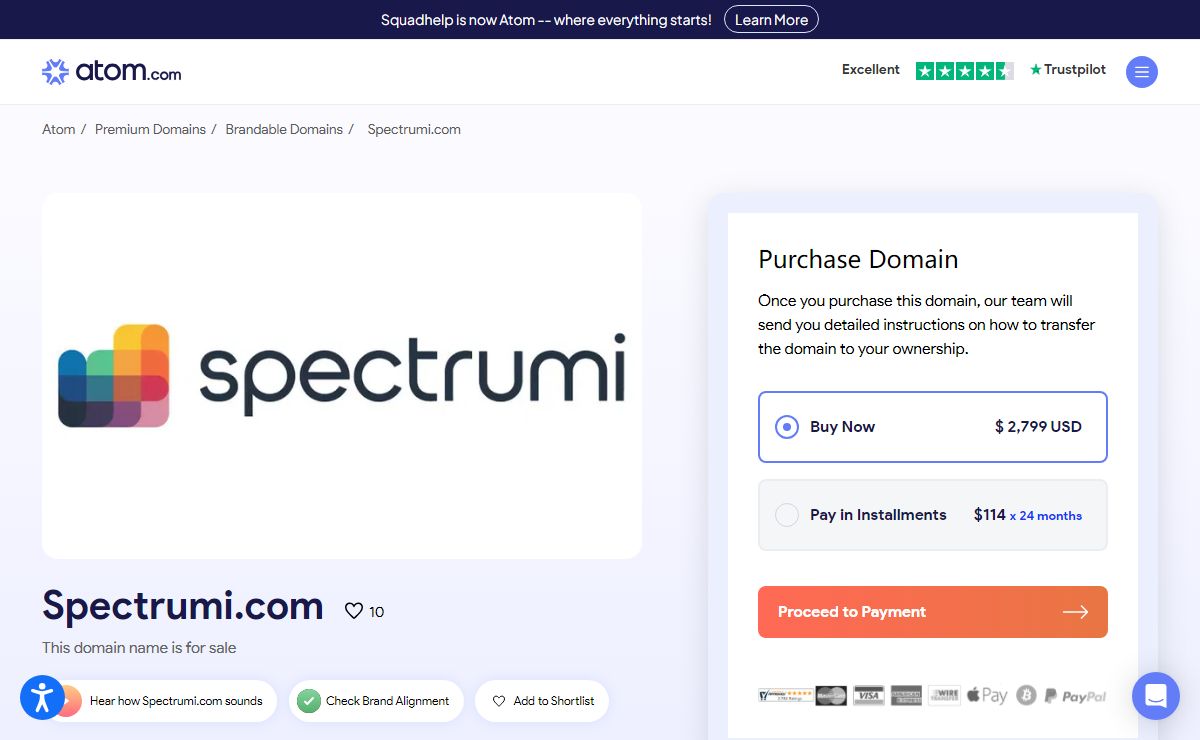 Spectrumi.com is for sale