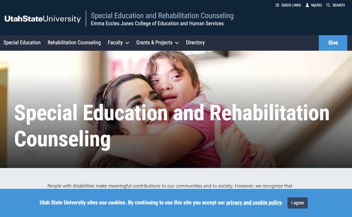 Special Education and Rehabilitation Counseling | USU