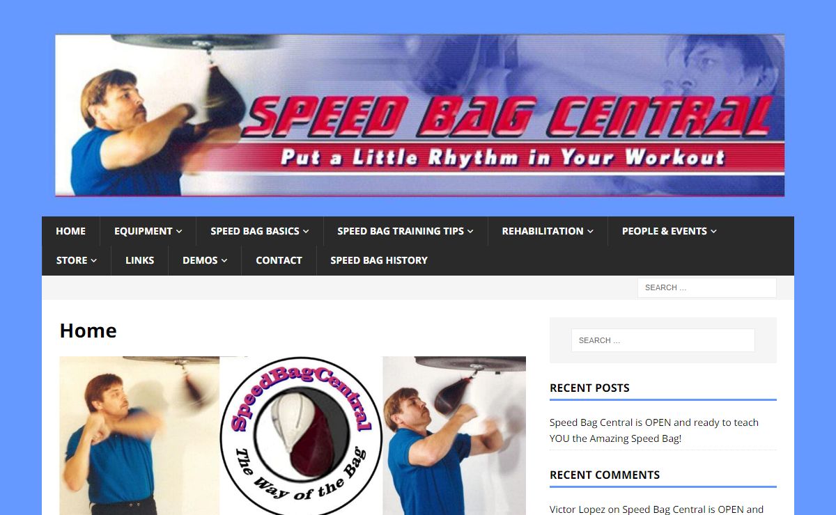 Speed Bag Central – Put a little Rhythm In Your Workout!