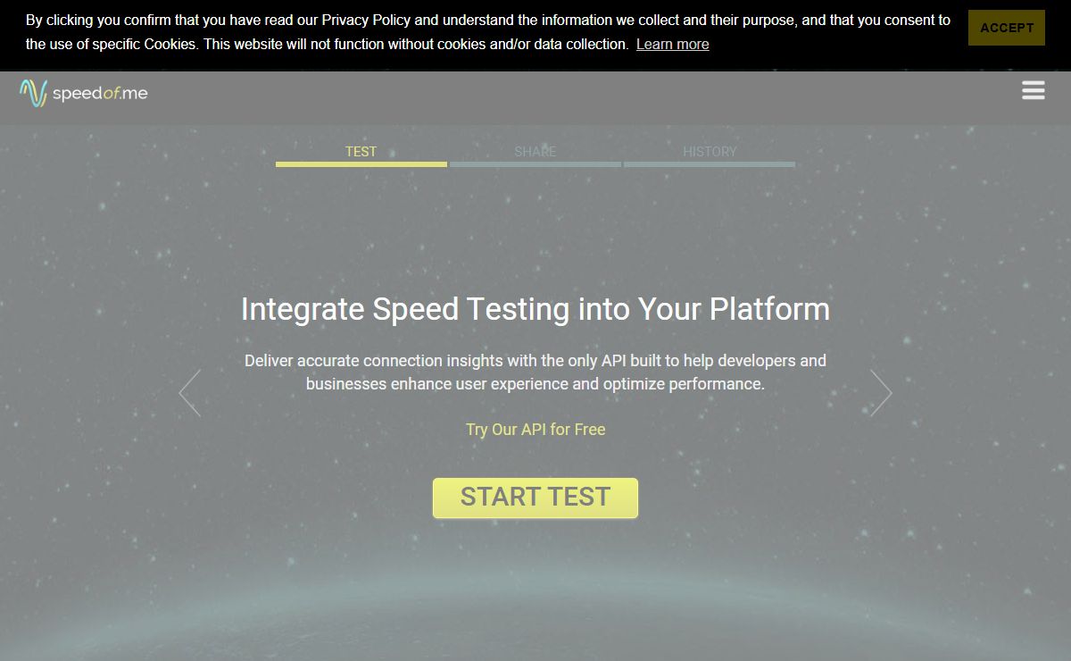 SpeedOf.Me | Internet speed test for all devices