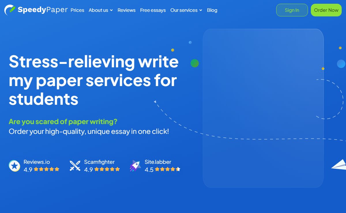 Write My Paper Service | Pick your Paper Writer at SpeedyPaper!