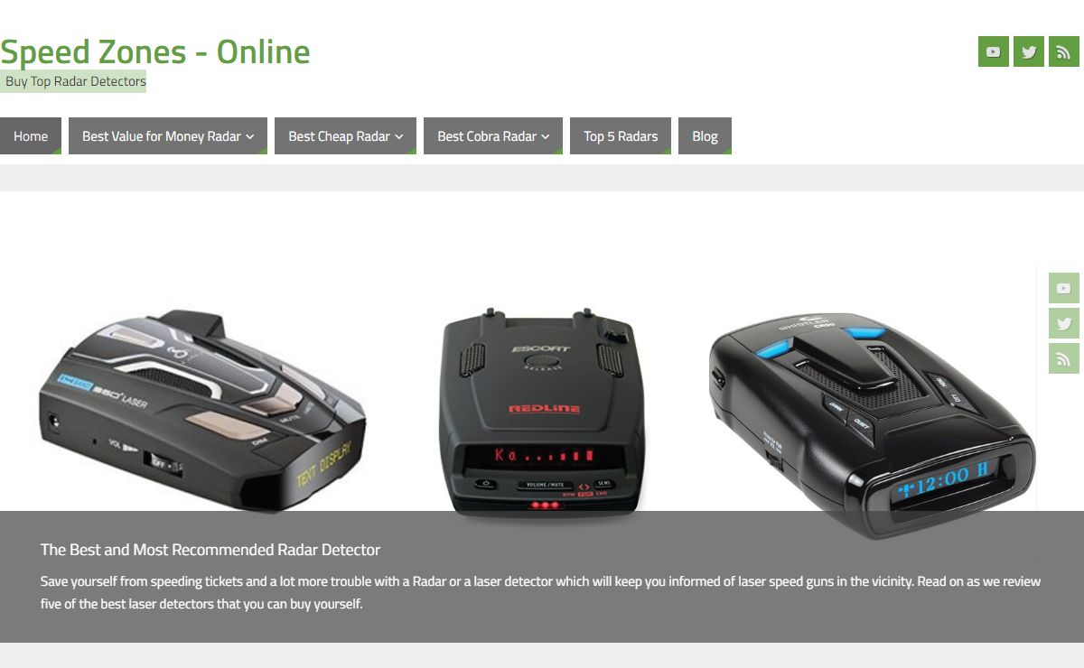 Speed Zones - Online - Buy Top Radar Detectors