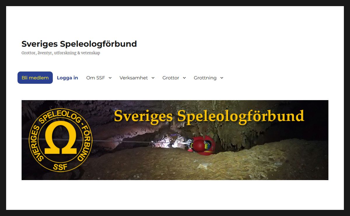 Sveriges Speleologförbund – Grottor, äventyr, utforskning & vetenskap