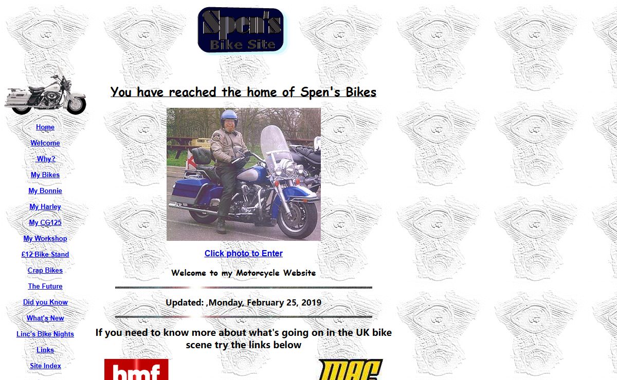Spen's Bike Site