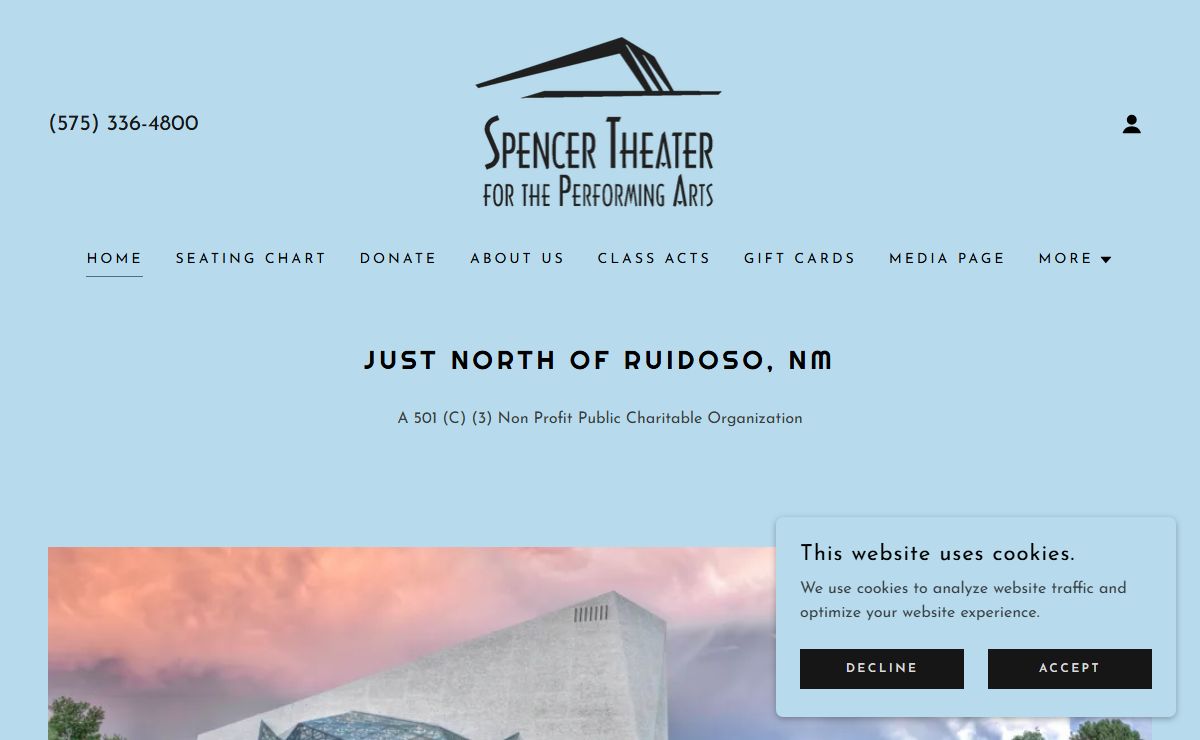 Spencer Theater - Experience the Magic of Live Theater