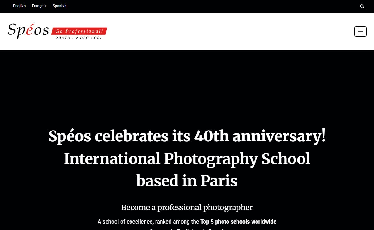 Photography School Paris - Spéos - Photography Programs & Courses