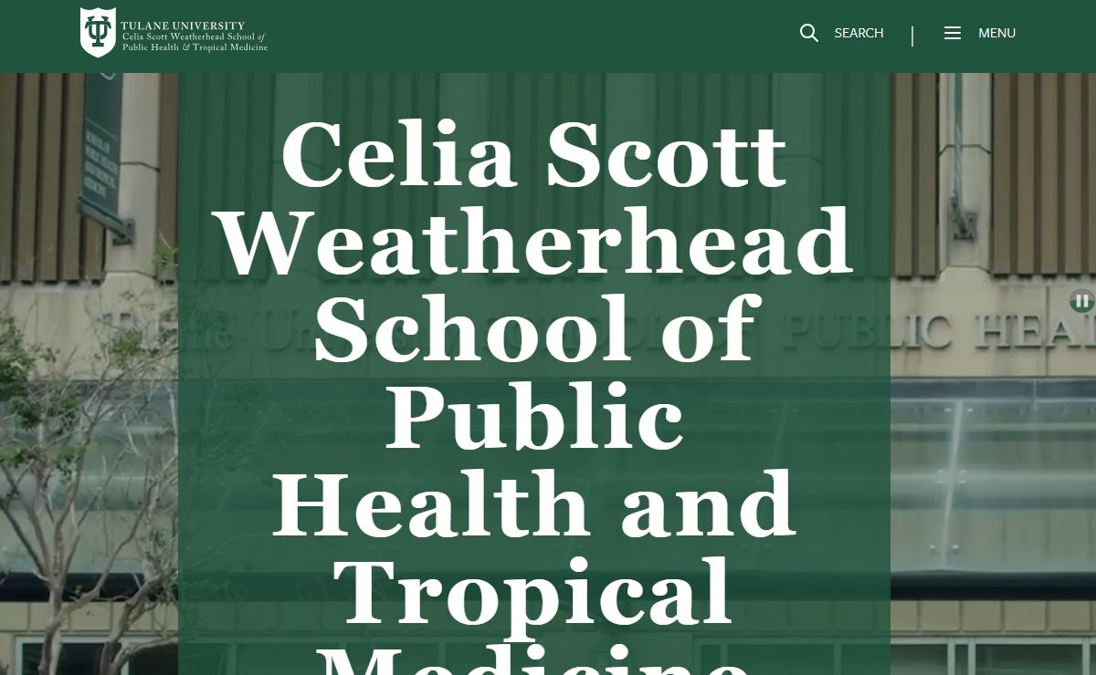 Home | Celia Scott Weatherhead School of Public Health and Tropical Medicine