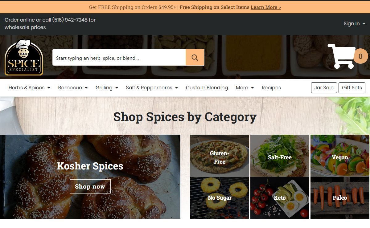 Spice Specialist | Buy Gourmet Spices Online