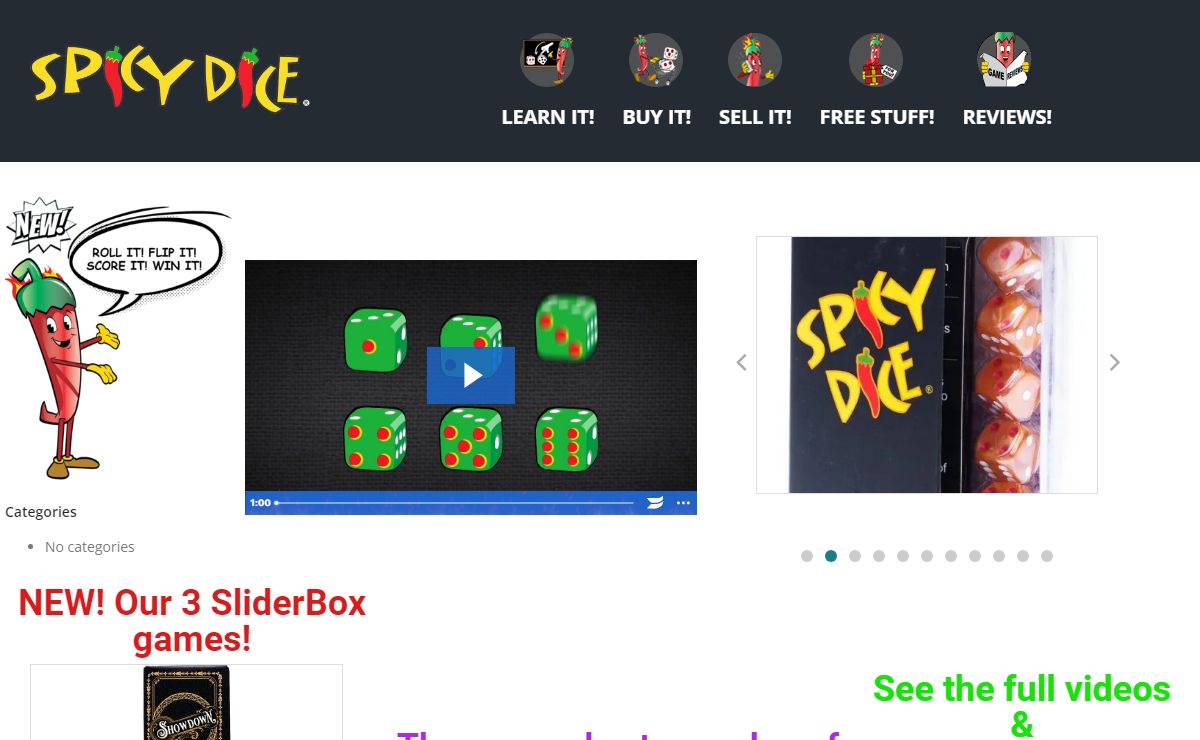 Spicy Dice – Roll It! Flip It! Score It! Win It!