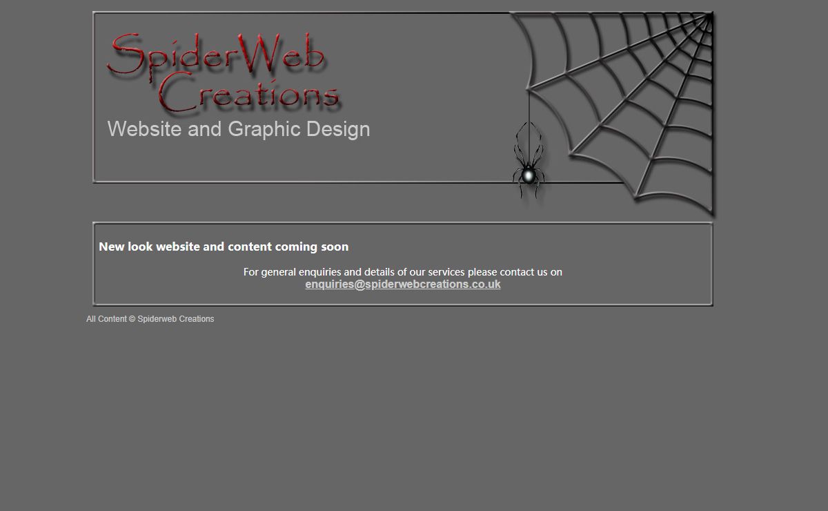 SpiderWeb Creations - Welcome