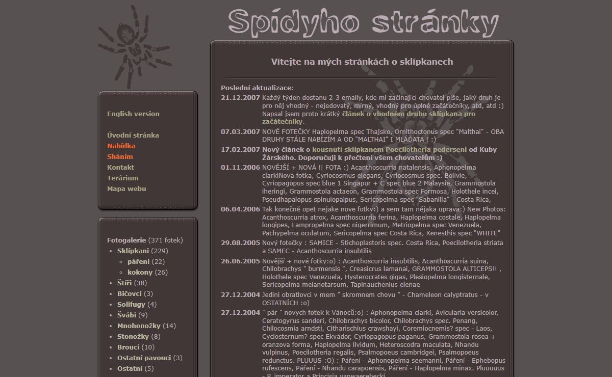 Sklípkani : Chov sklípkanů