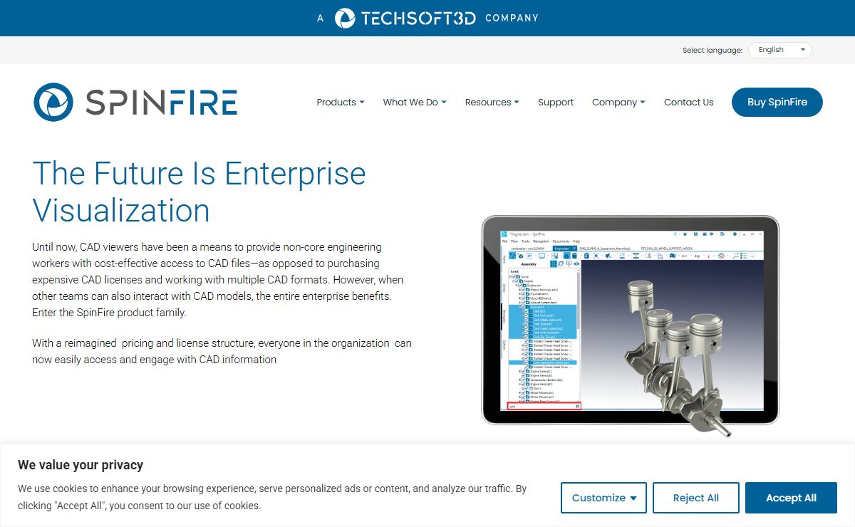 SpinFire – Enterprise Visualization for Manufacturers