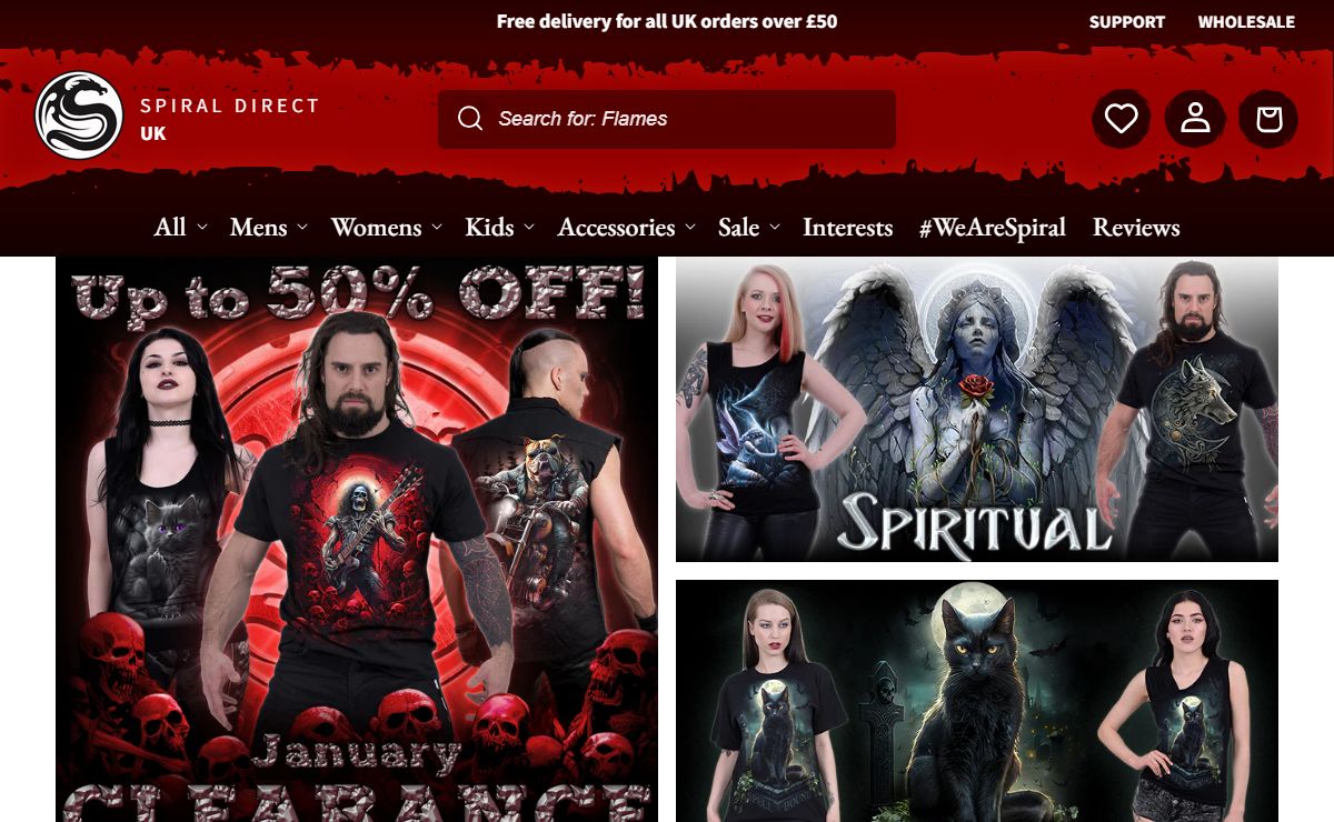 Gothic & Alternative Clothing & Accessories Brand