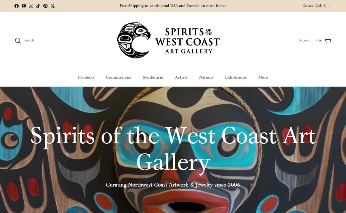 Spirits of the West Coast Art Gallery – Spirits of the West Coast Art Gallery Inc