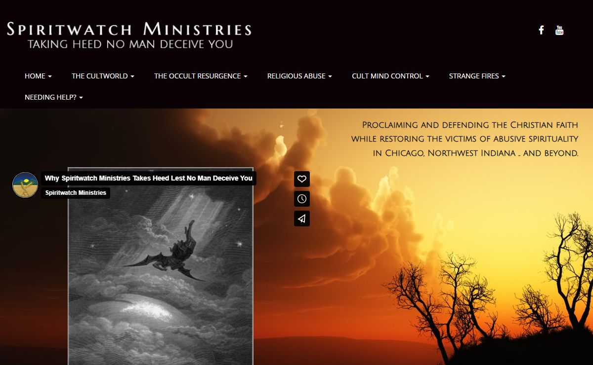 Spiritwatch Ministries, taking heed that no man deceive you