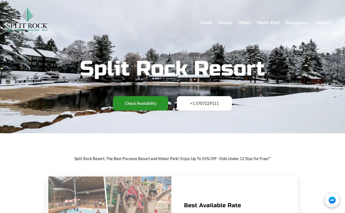 Split Rock Resort, Poconos Resort & Waterpark, Pennsylvania.