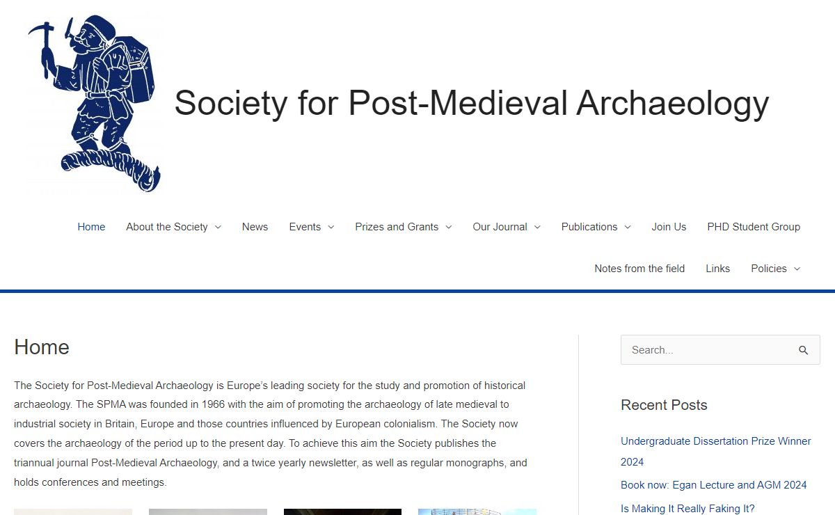 Home - Society for Post-Medieval Archaeology