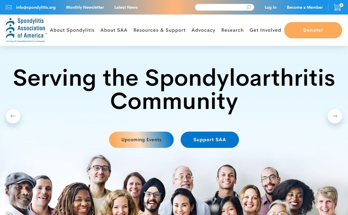 Spondylitis Association of America | Serving the Spondyloarthritis Community