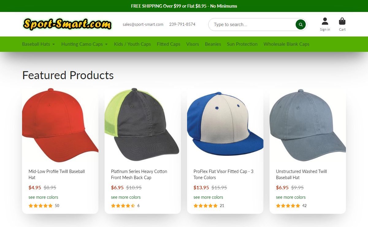 Baseball Hats, Fitted Caps, Camo Hats – Sport-Smart.com