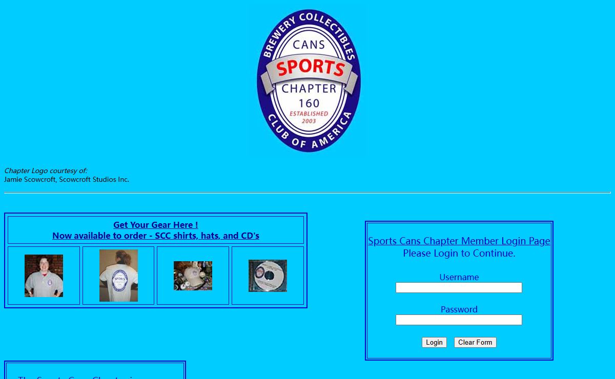 Sports Cans Chapter Home Page