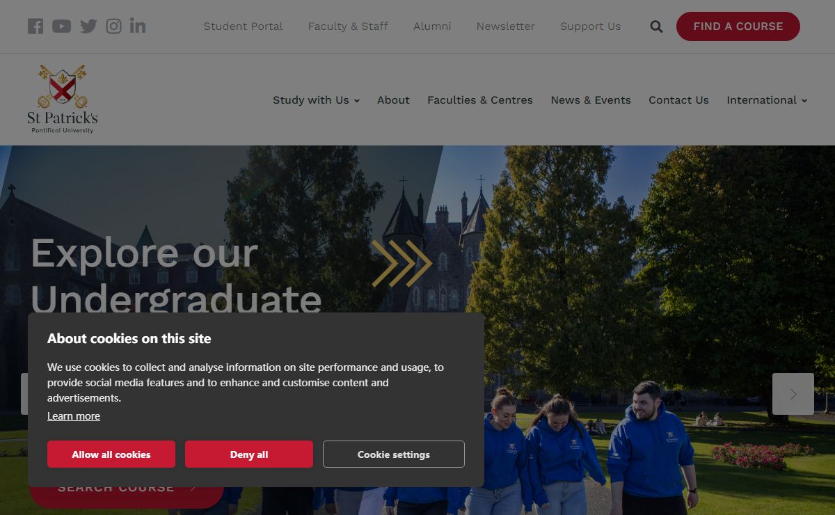 Home | St Patrick’s Pontifical University, Maynooth