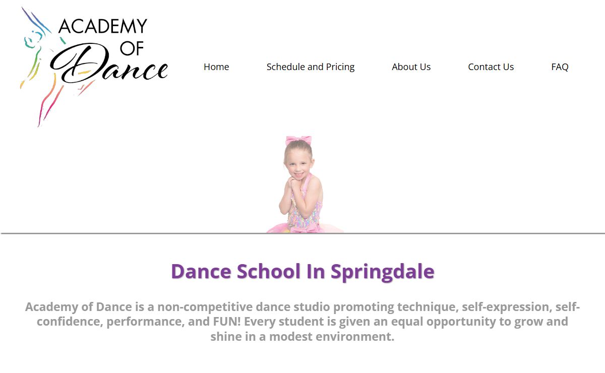 Dance Classes For Kids, Toddlers & Teens| Springdale, AR