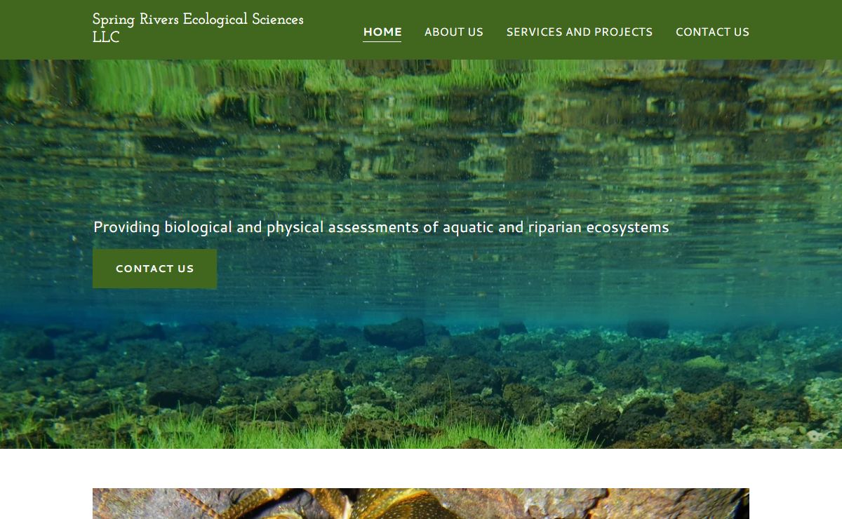 Spring Rivers Ecological Sciences LLC - Biological Consulting