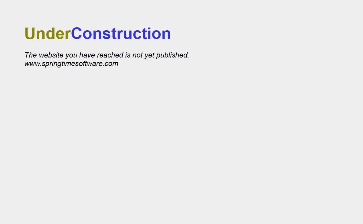 This site under construction