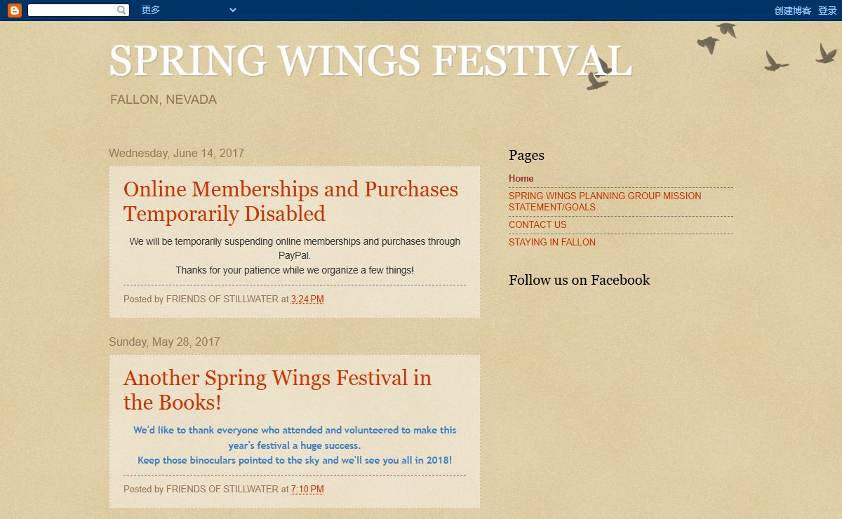 SPRING WINGS FESTIVAL