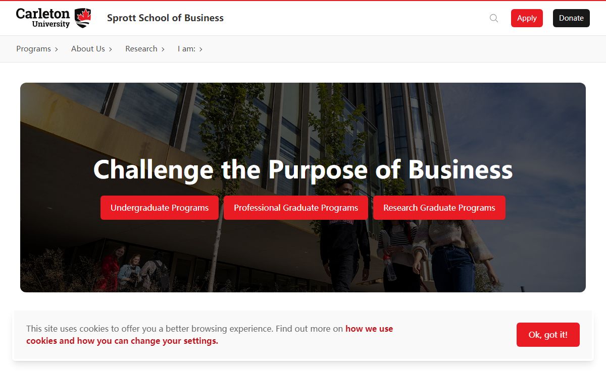 Challenge the Purpose of Business - Sprott School of Business