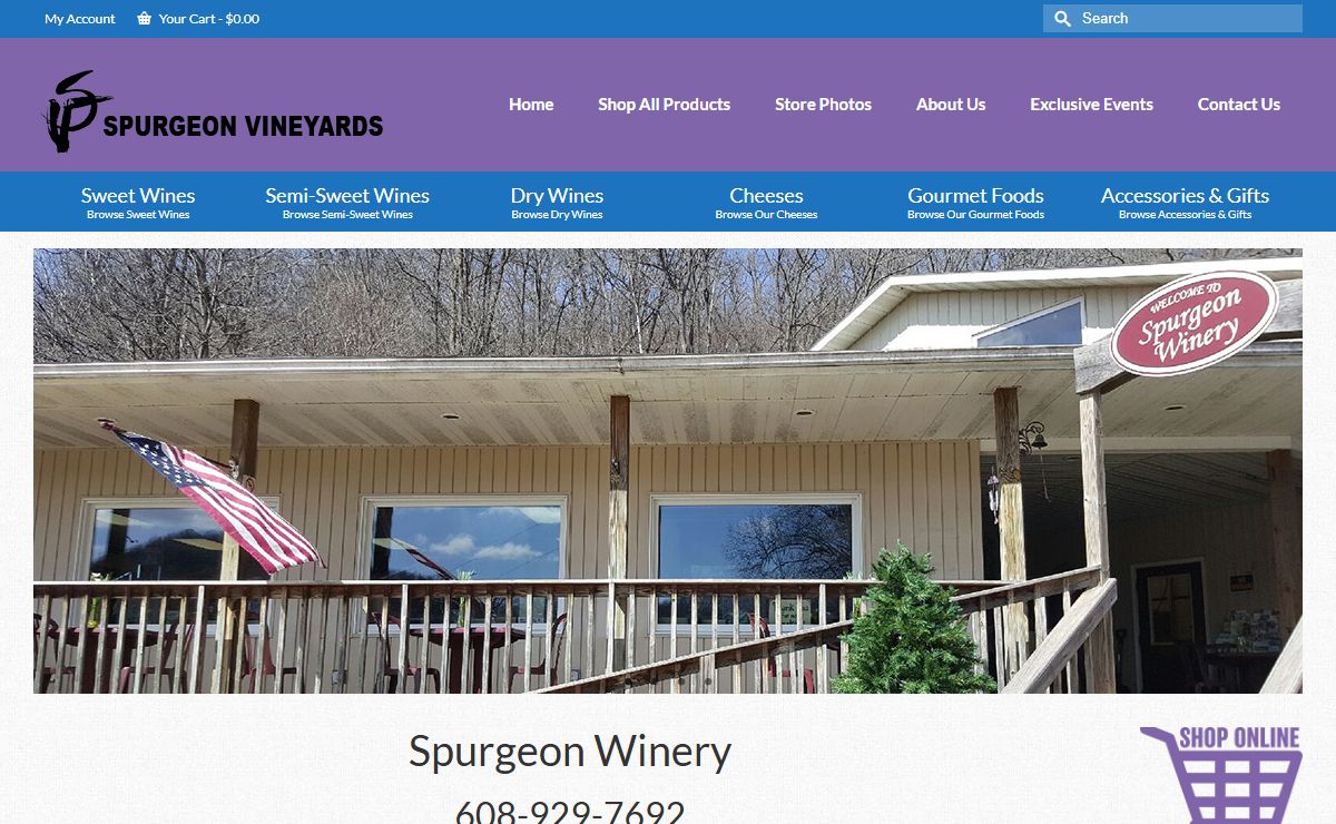 Spurgeon Wine | Dodgeville Wine | Southern Wisconsin Winery |