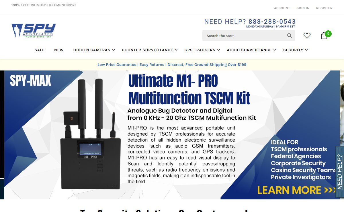 #1 Spy Store! Shop Spy Equipment, Spy Gadgets, Gear & Devices