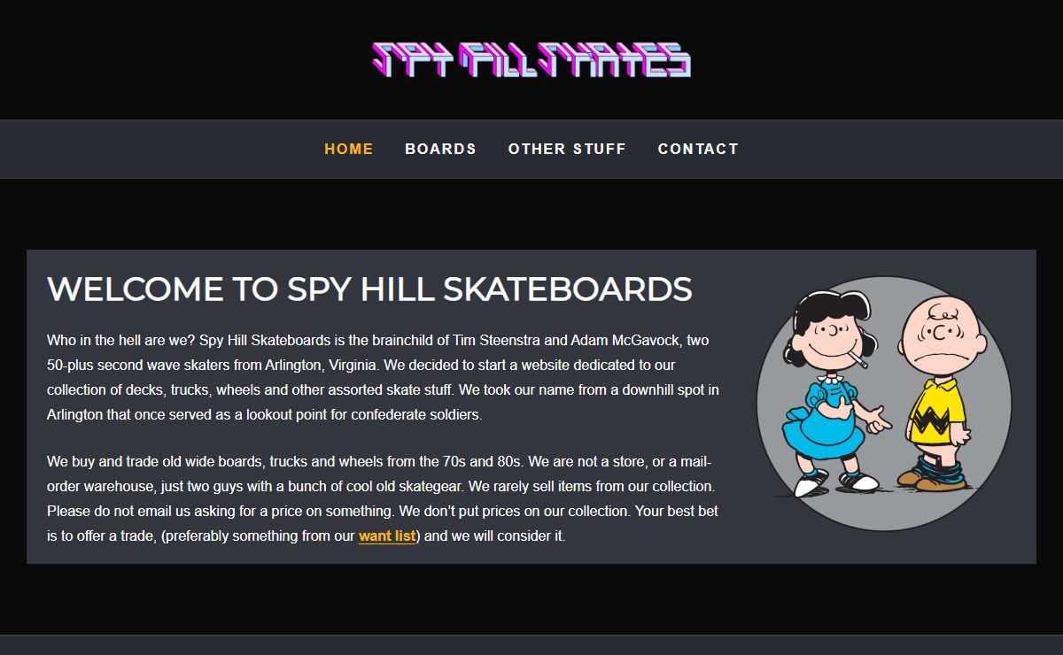 Welcome - Spy Hill Skates