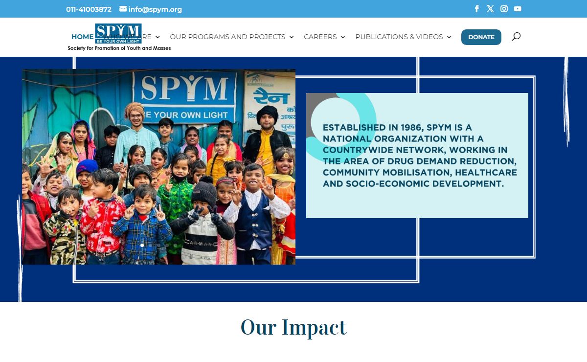 SPYM | Non-Profit Organisation