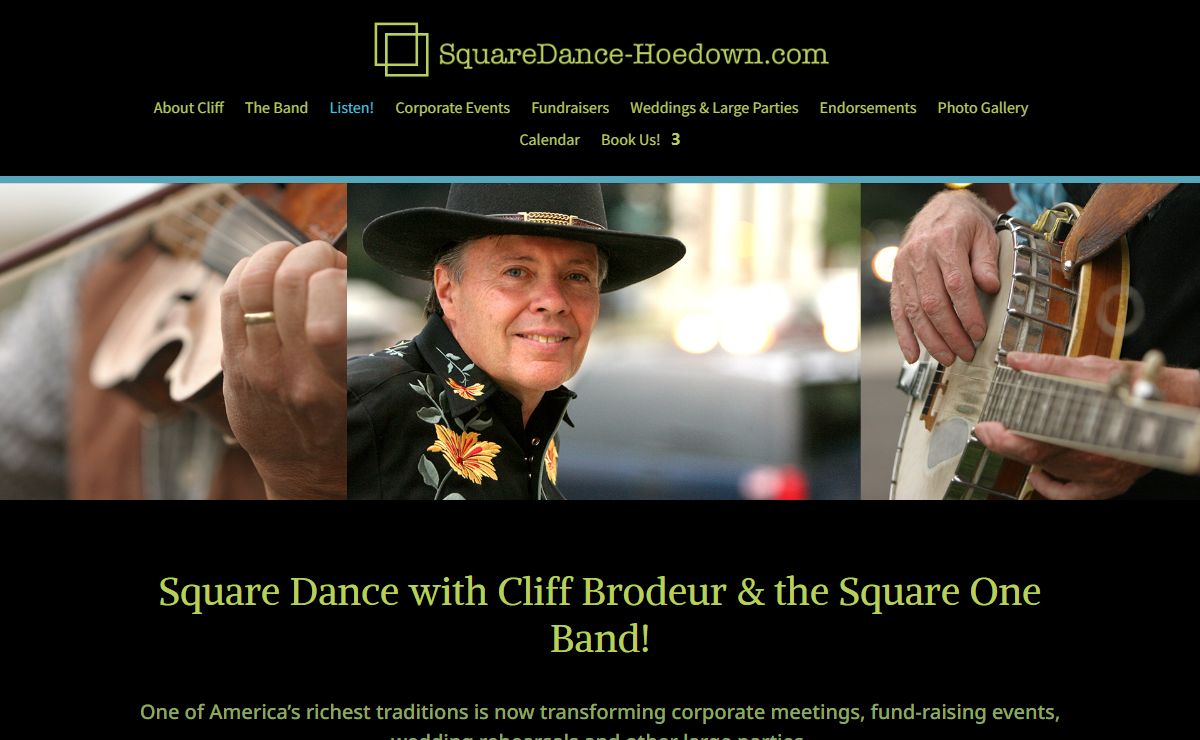Cliff Brodeur, Square Dance Caller & the Square One Band | Square Dance Caller for Your Special Event!