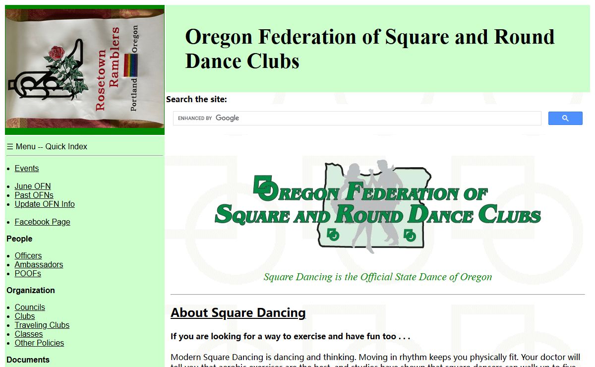 Oregon Federation of Square and Round Dance Clubs
