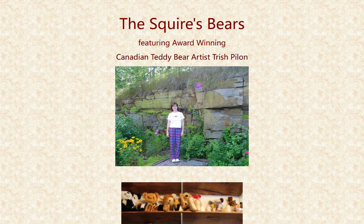The Squire's Bears - Bears by Award Winning Artist Trish Pilon