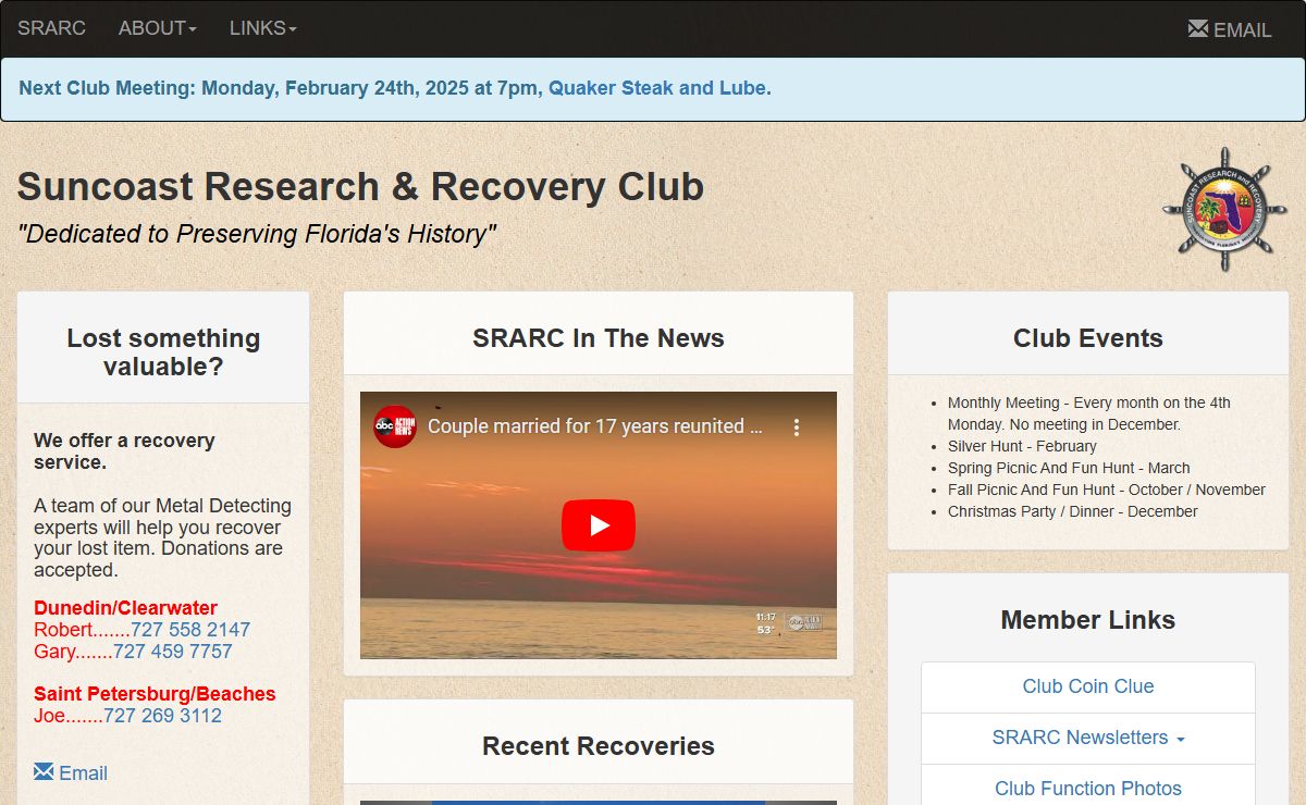 Metal Detecting Tampa Bay Search & Recovery