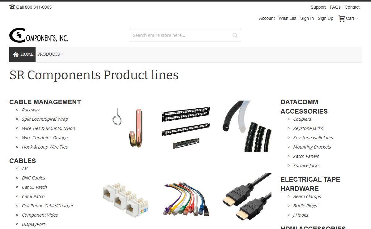 SR Components - Electronics Distributor