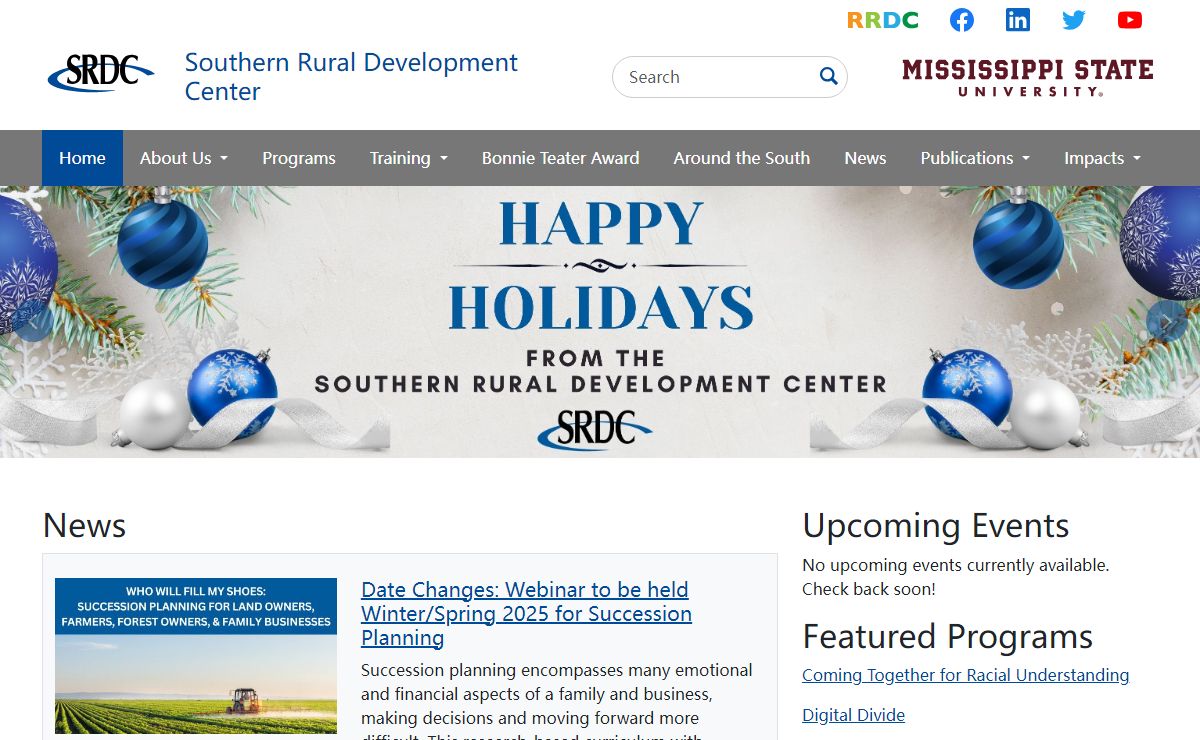 Home | Southern Rural Development Center