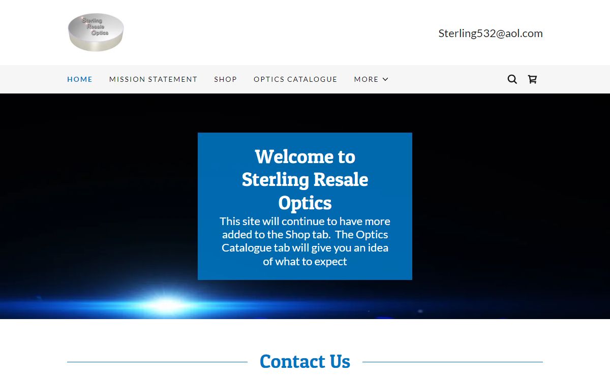 Sterling Resale Optics - Surplus Laser Optics, First Surface Mirrors