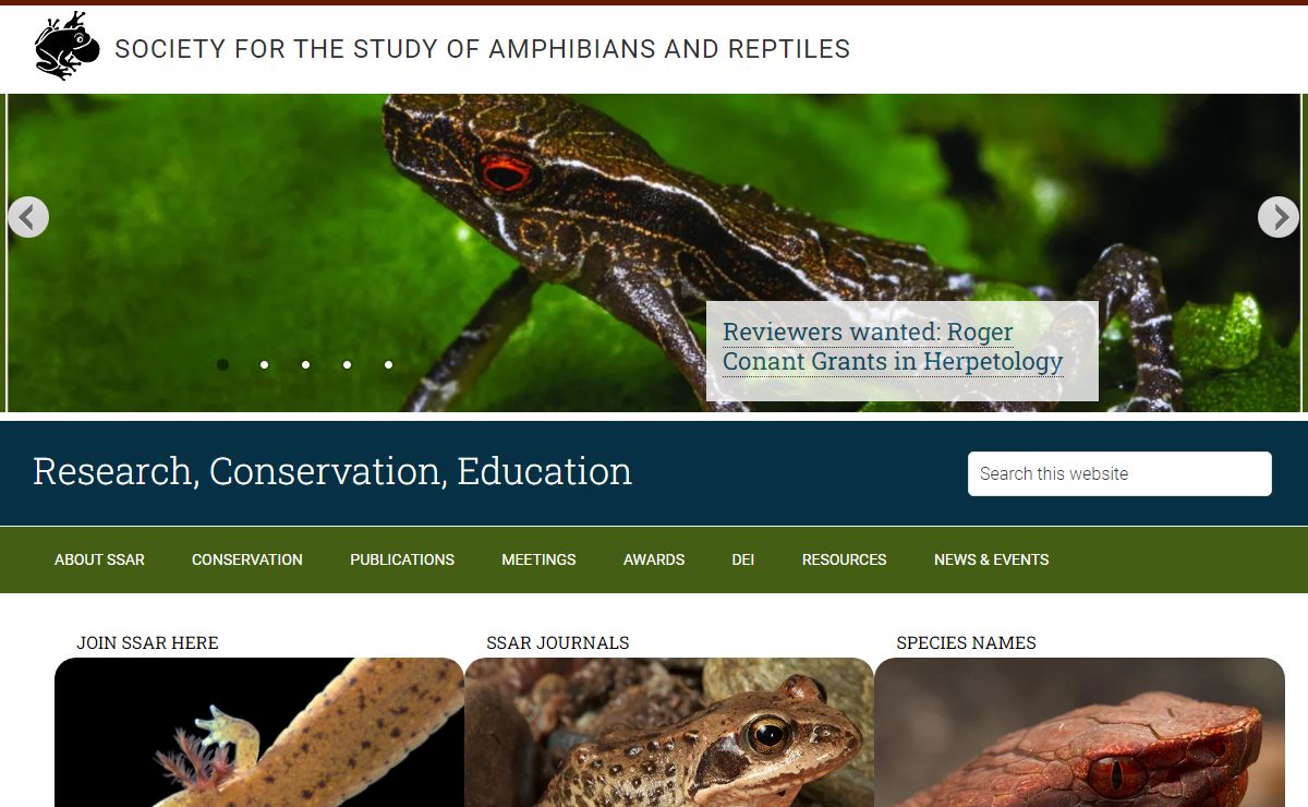 Society for the Study of Amphibians and Reptiles – Research, Conservation, Education
