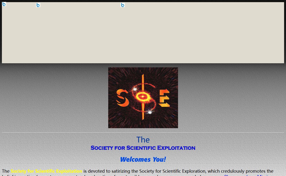 SSE - The Society for Scientific Exploitation